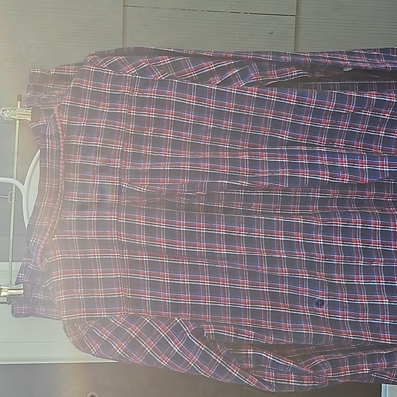 Ladies Victoria secret pajama set button down plaid Medium - Picture 11 of 12